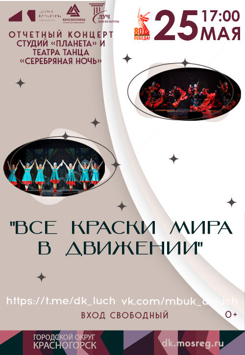 Отчетный концерт «Все краски мира в движении»
