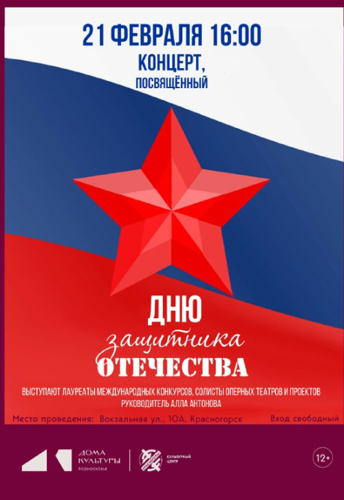 Концерт, посвященный Дню Защитника Отечества!