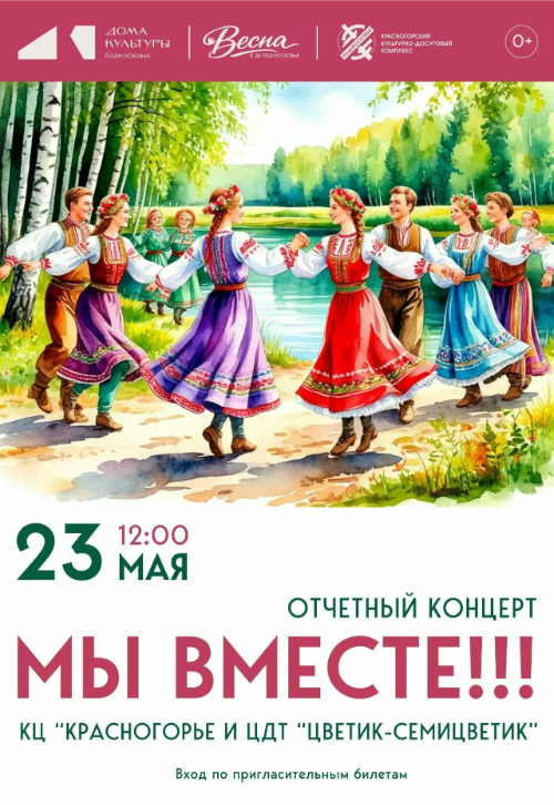 Отчётный концерт «Мы вместе!»