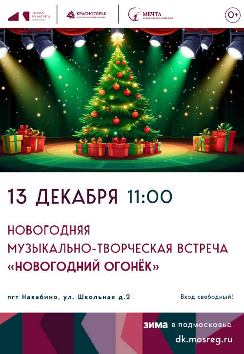 Новогодняя музыкально-творческая встреча «Новогодний огонёк»